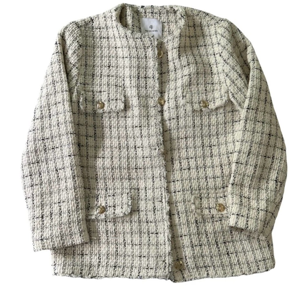 Anine Bing bouclè jacket size S